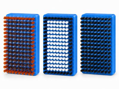 Holmenkol Basebrushes Brons Paardenhaar Nylon set [24500set]