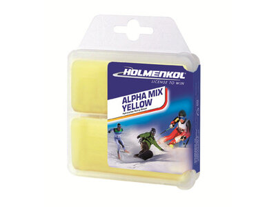 Holmenkol Alphamix yellow World Cup wax 2x 35 gram [24104]