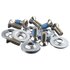 KW 8 SCHROEVEN EN 8 RINGETJES VOOR SNOWBOARDBINDINGEN 16mm_